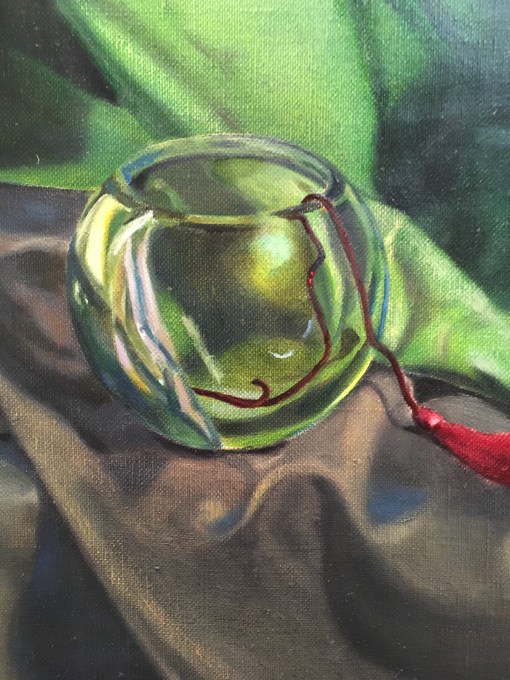 Green Cloth- Green bowl, more details.JPG