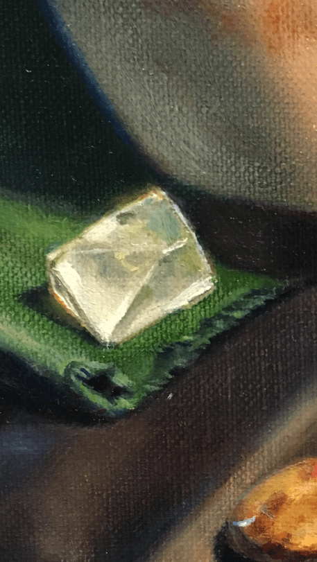 Green Cloth- Yellow Crystal- final detail